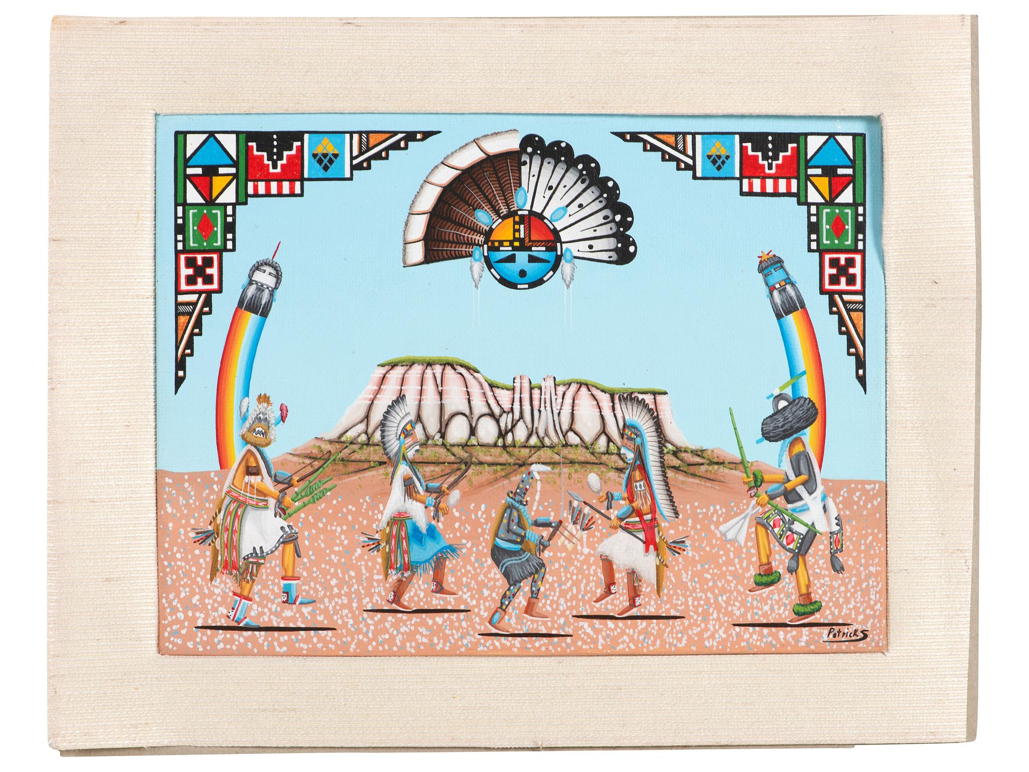 Collection of Framed and Unframed Pueblo Works