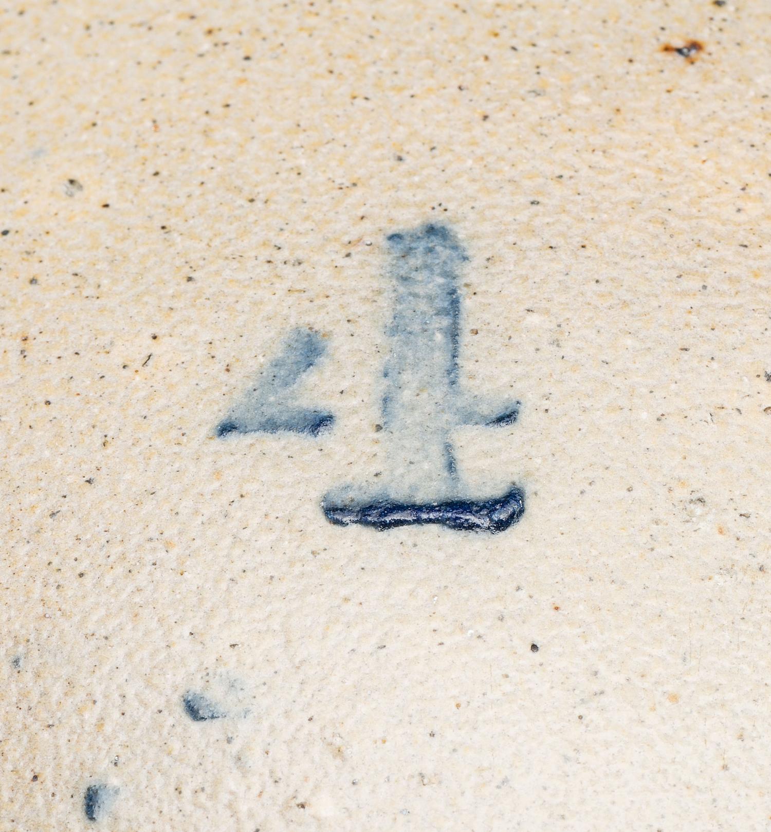 A Myers and Hall Four-Gallon 'Centennial' Stencil Decorated Jug