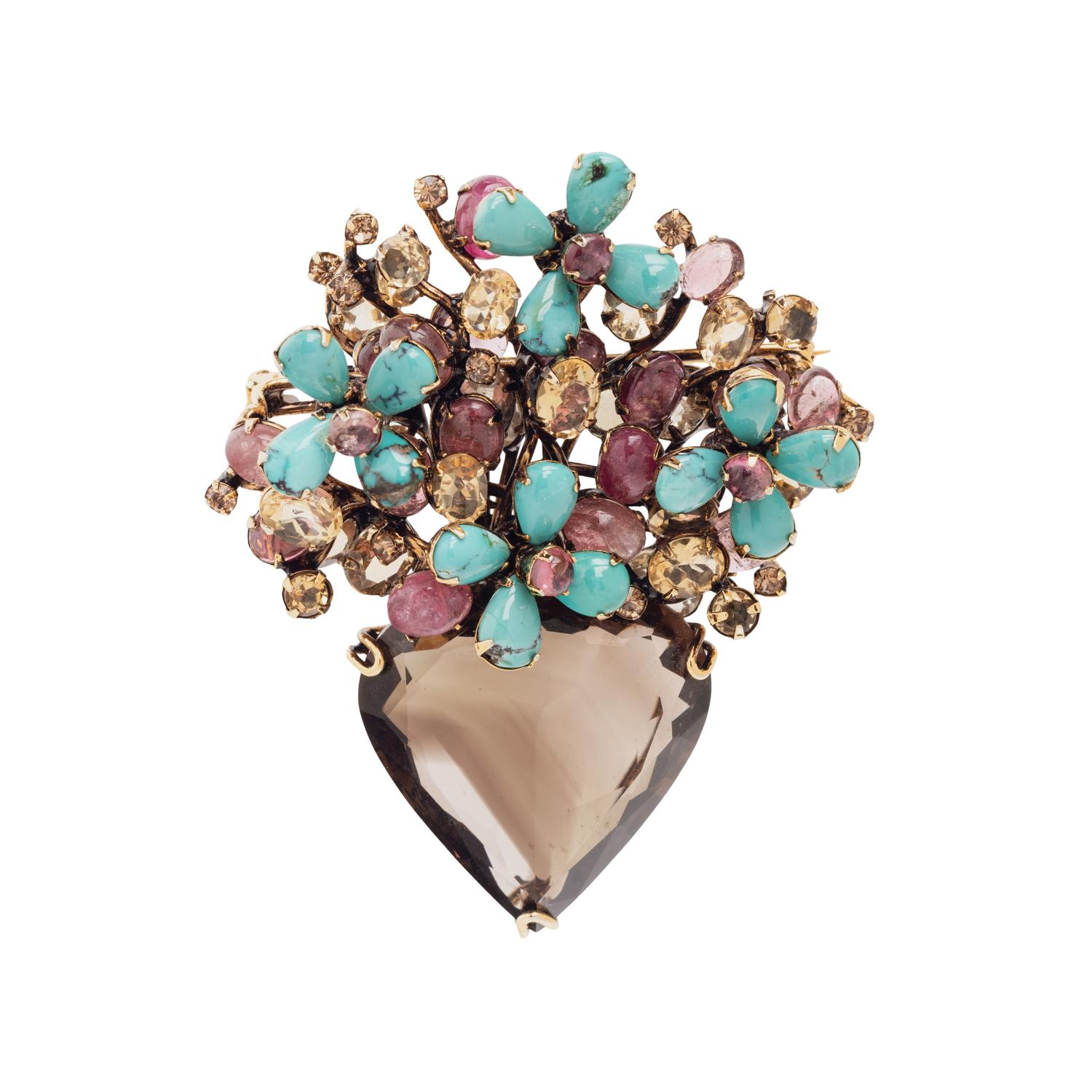 Iradj Moini Multigem Brooch