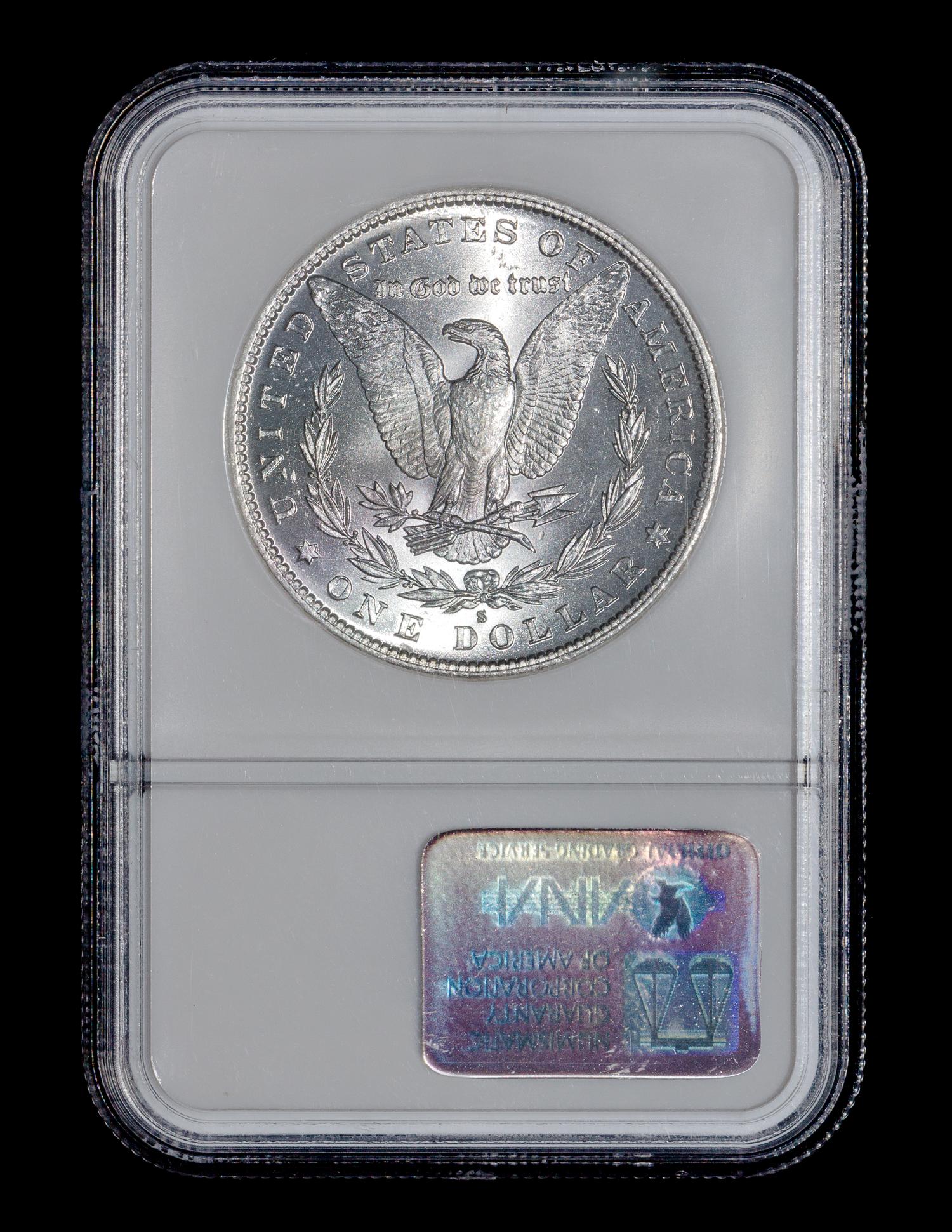 A United States 1881-S Morgan Silver $1 Coin — NGC graded MS66