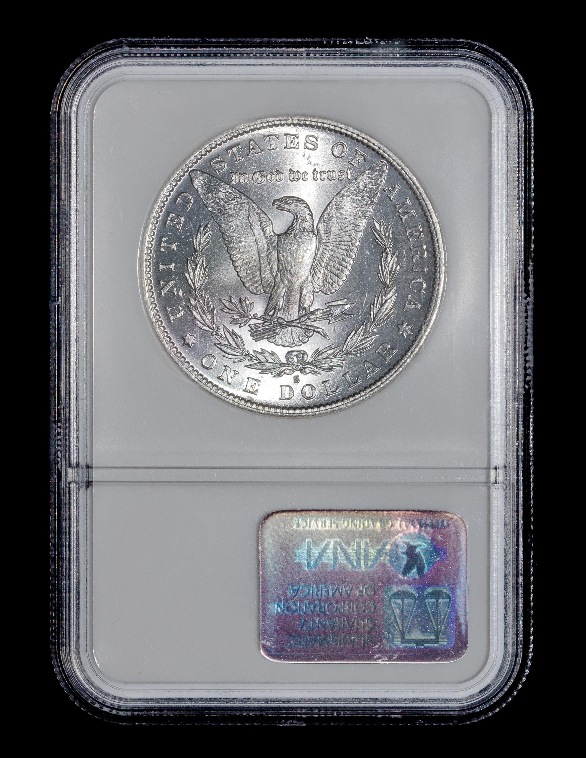 A United States 1881-S Morgan Silver $1 Coin — NGC graded MS66