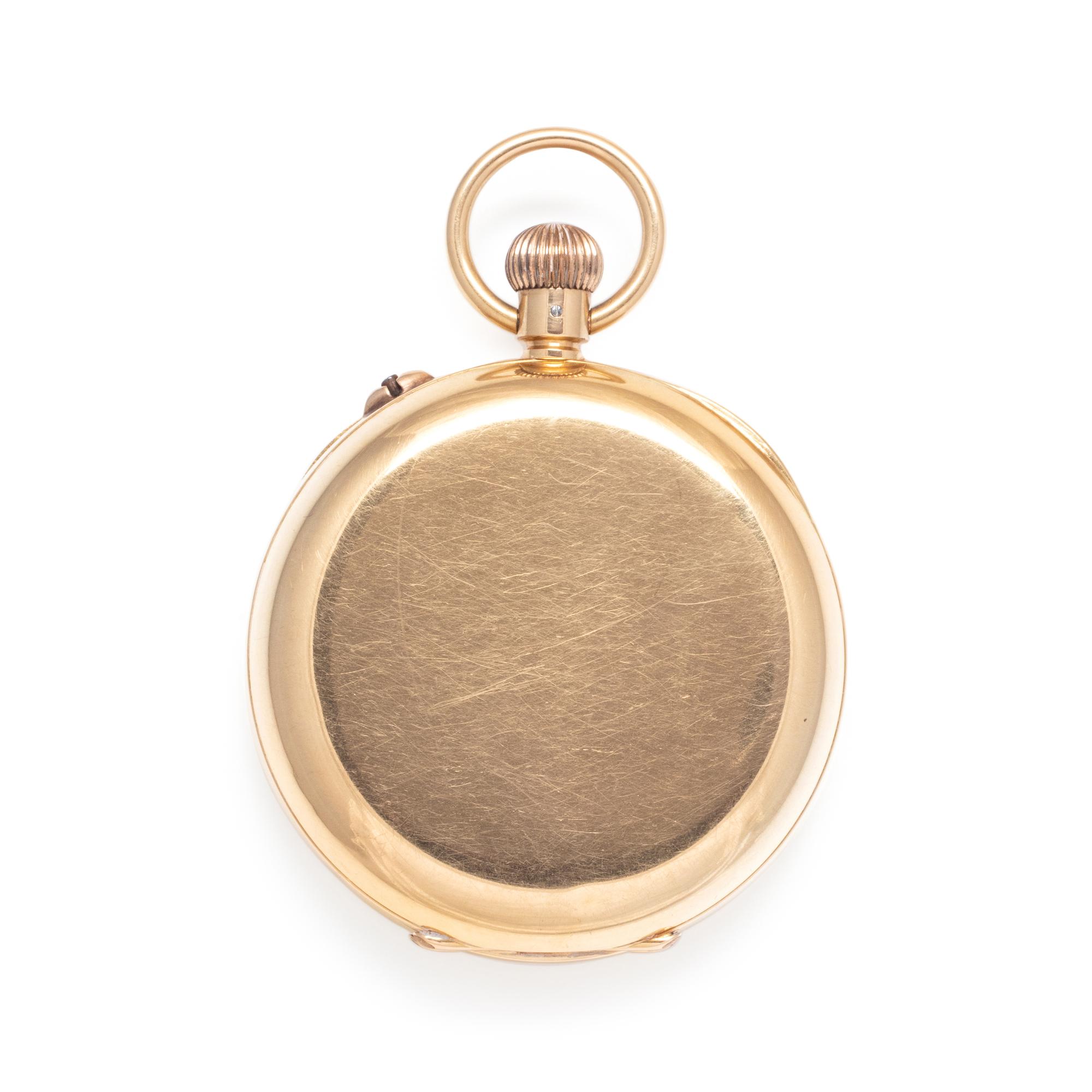 18K YELLOW GOLD MEDICAL OPEN FACE POCKET WATCH