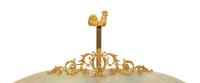 A Palais Royal Gilt Bronze, Shell and Mother-of-Pearl Candelabrum à Écran