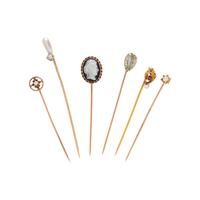 COLLECTION OF ANTIQUE STICK PINS