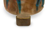 A Pair of Venetian Scavo Glass Wall Sconces with Bronze Mounts