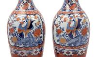 A Pair of Large Japanese Porcelain Vases