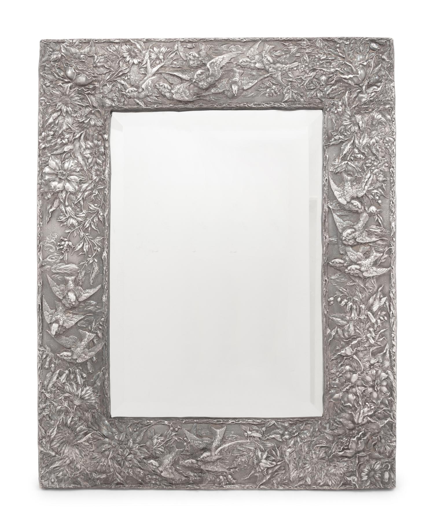 A Large American Silver Picture Frame