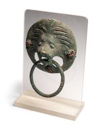 A Roman Bronze Lion Handle