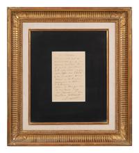 BONNARD, Pierre (1867-1947). Autograph letter signed ("Bonnard"), to an unnamed recipient. N.p., n.d. 1 page, 8vo .