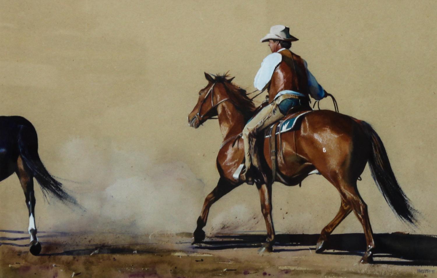 John Fawcett, (American, b. 1952), Roping, 1997