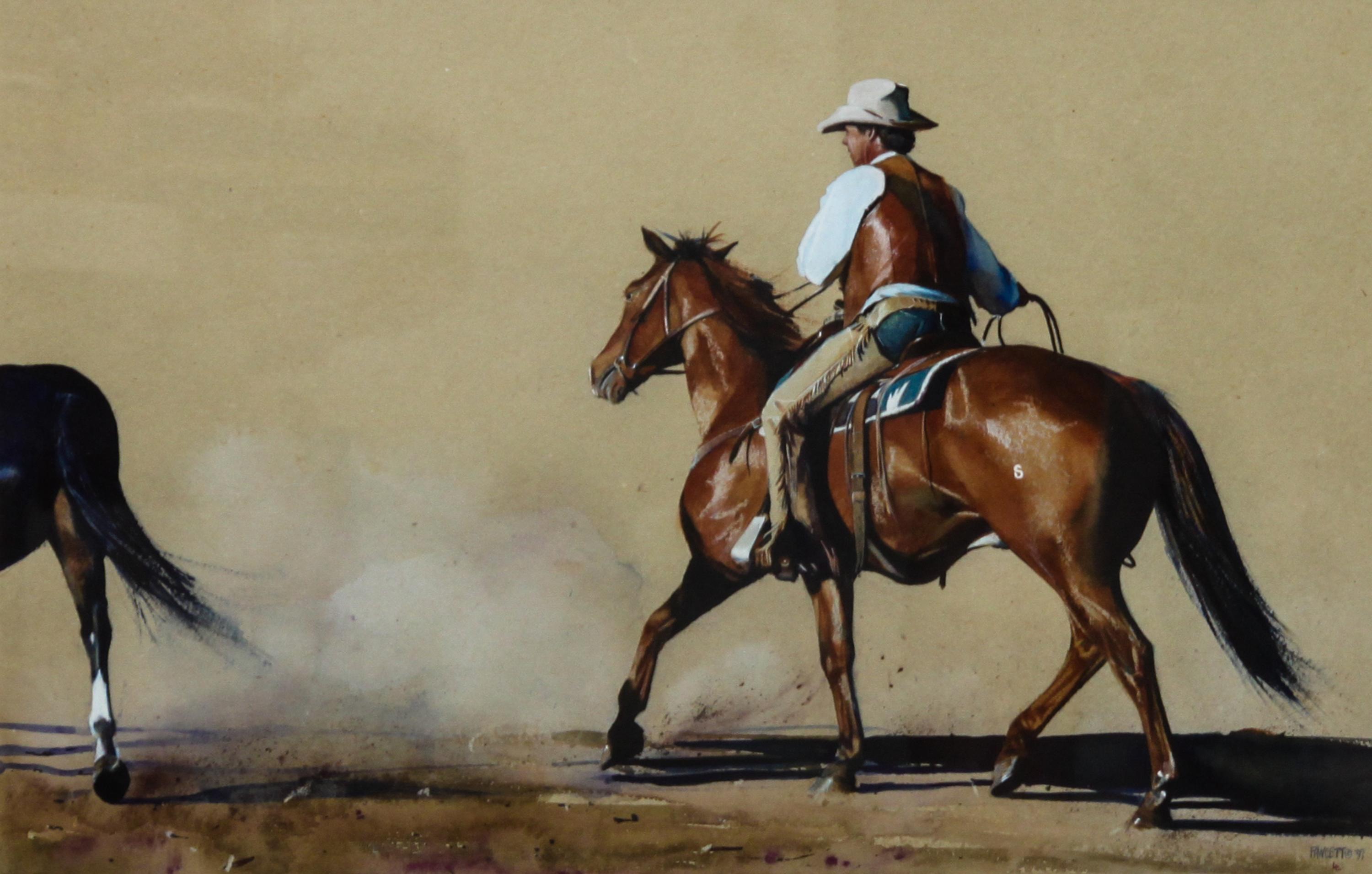 John Fawcett, (American, b. 1952), Roping, 1997