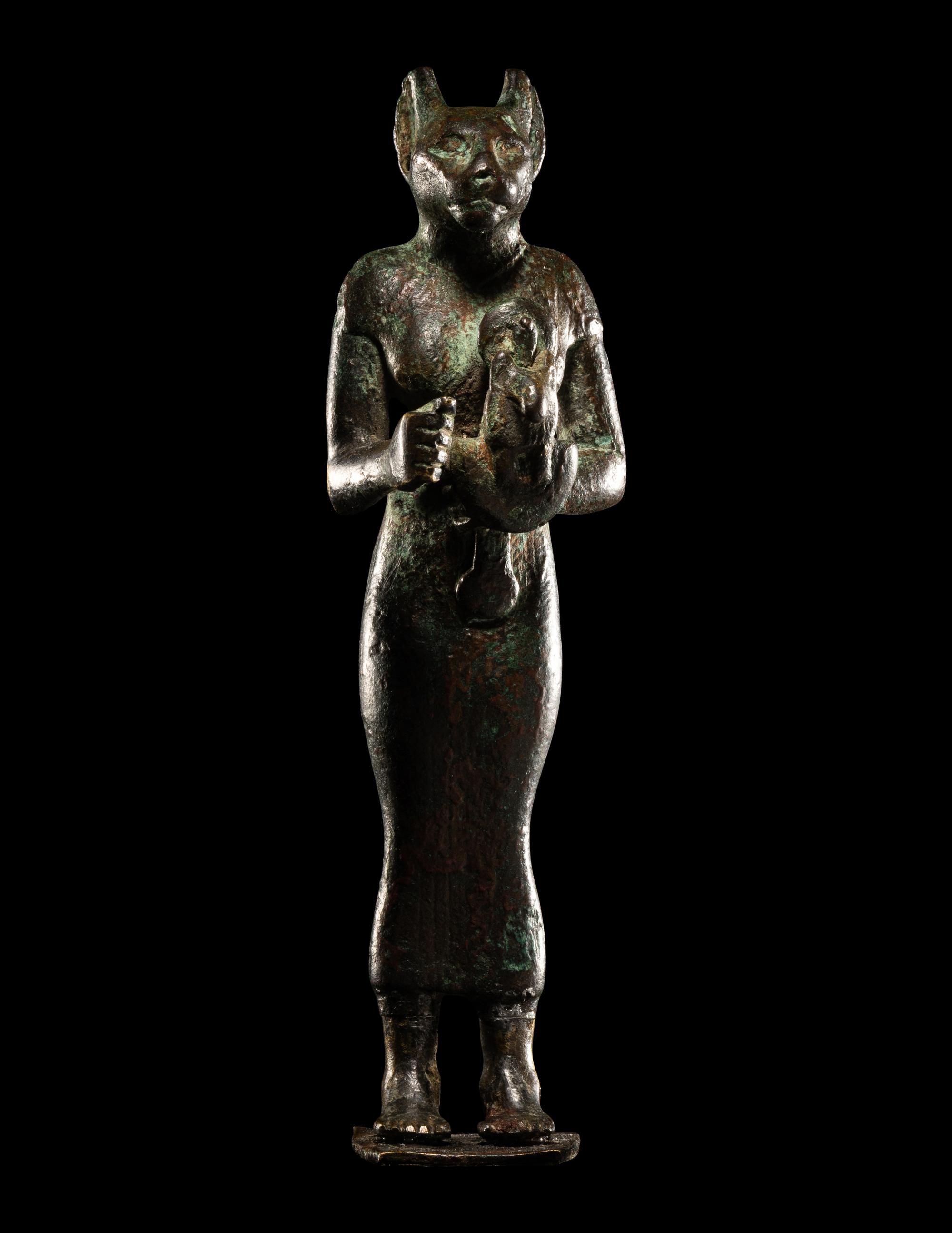 An Egyptian Bronze Bastet