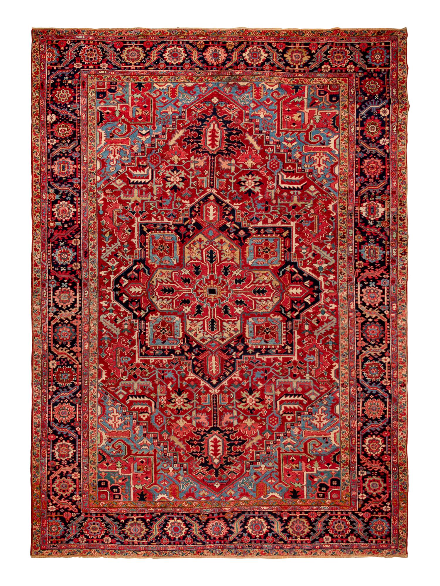 A Heriz Wool Rug