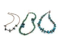 Pueblo Turquoise Necklaces and Joclas