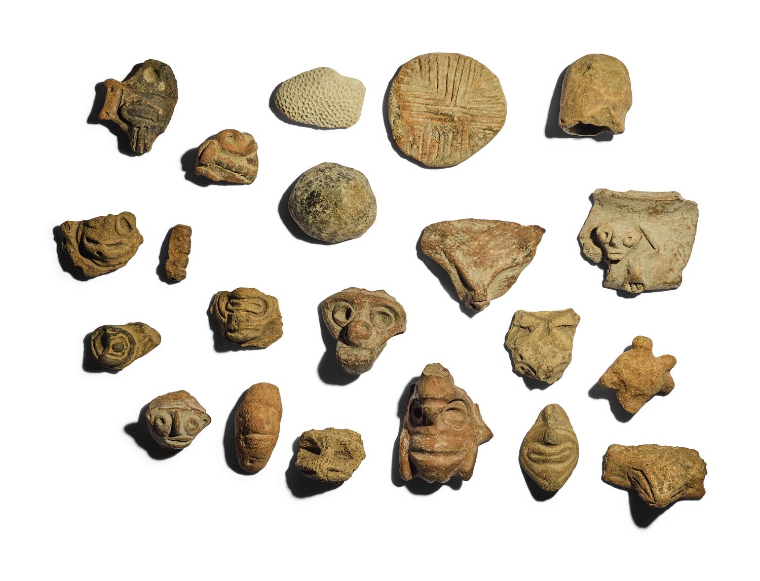 A Group of Twenty Two Small Ancient Objects and Fragments