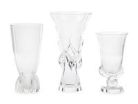 Three Steuben Glass Vases