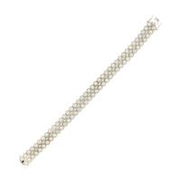Diamond and White Gold Bracelet