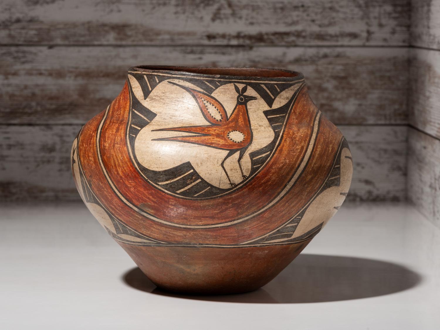 Polychrome Pottery Olla