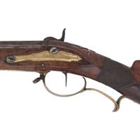 Late 18th/Early 19th Century Percussion Converted Jaeger Rifle by Johann Christian Paul Baetz of Nurnberg