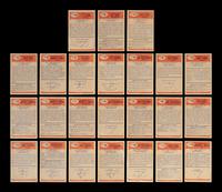 A Group of 24 1955 Bowman Football Cards,