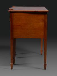 A Federal Inlaid Mahogany Serpentine Front Sideboard
