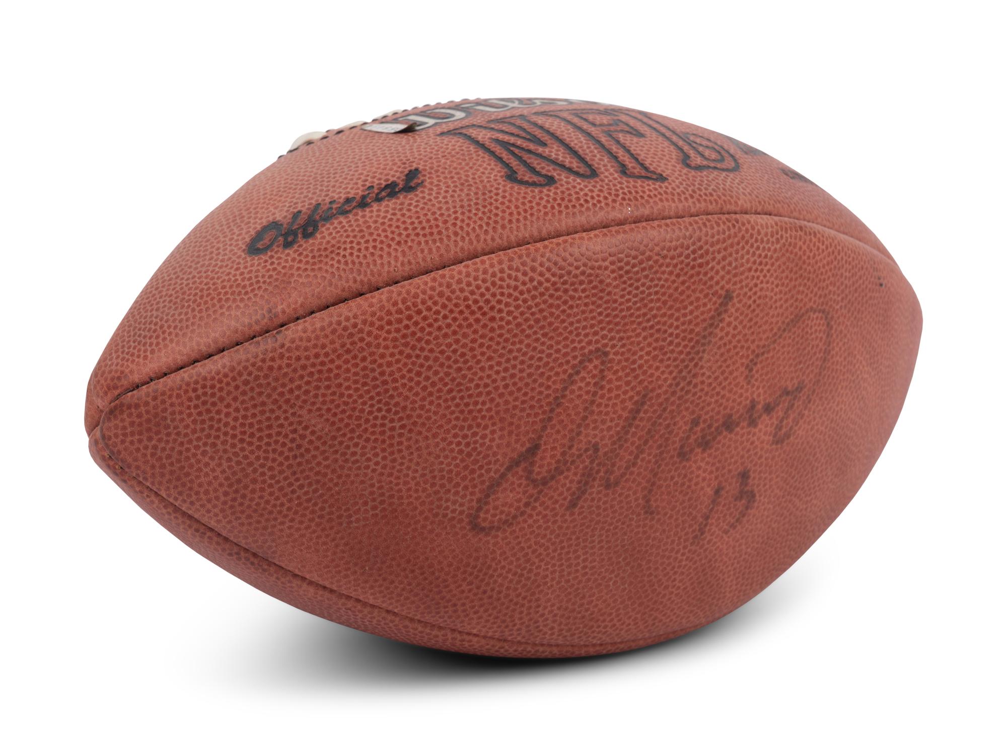 A Dan Marino Signed Autograph Wilson NFL Football (Beckett Authentication Services BAS Certified, Upper Deck Authenticated),