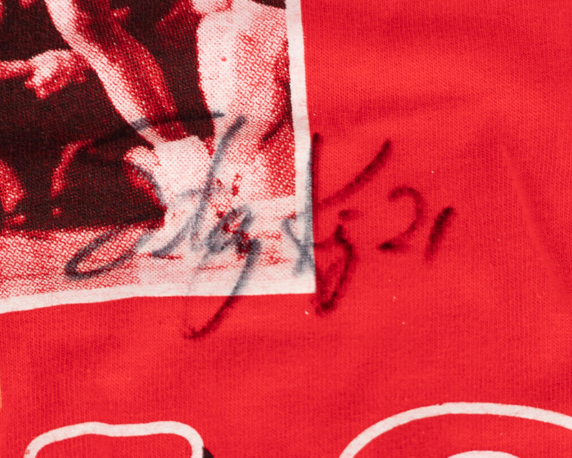 A Group of Assorted Chicago Bulls Signed Autograph Vintage Shirts (Beckett Authentication Services BAS Certified),