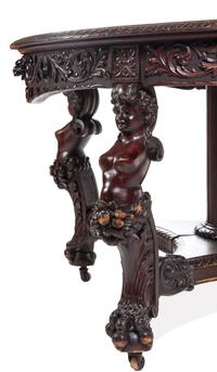 An American Mahogany Dining Room Suite, R.J. HORNER, Height of tallest 80 inches. — R.J. HORNER,