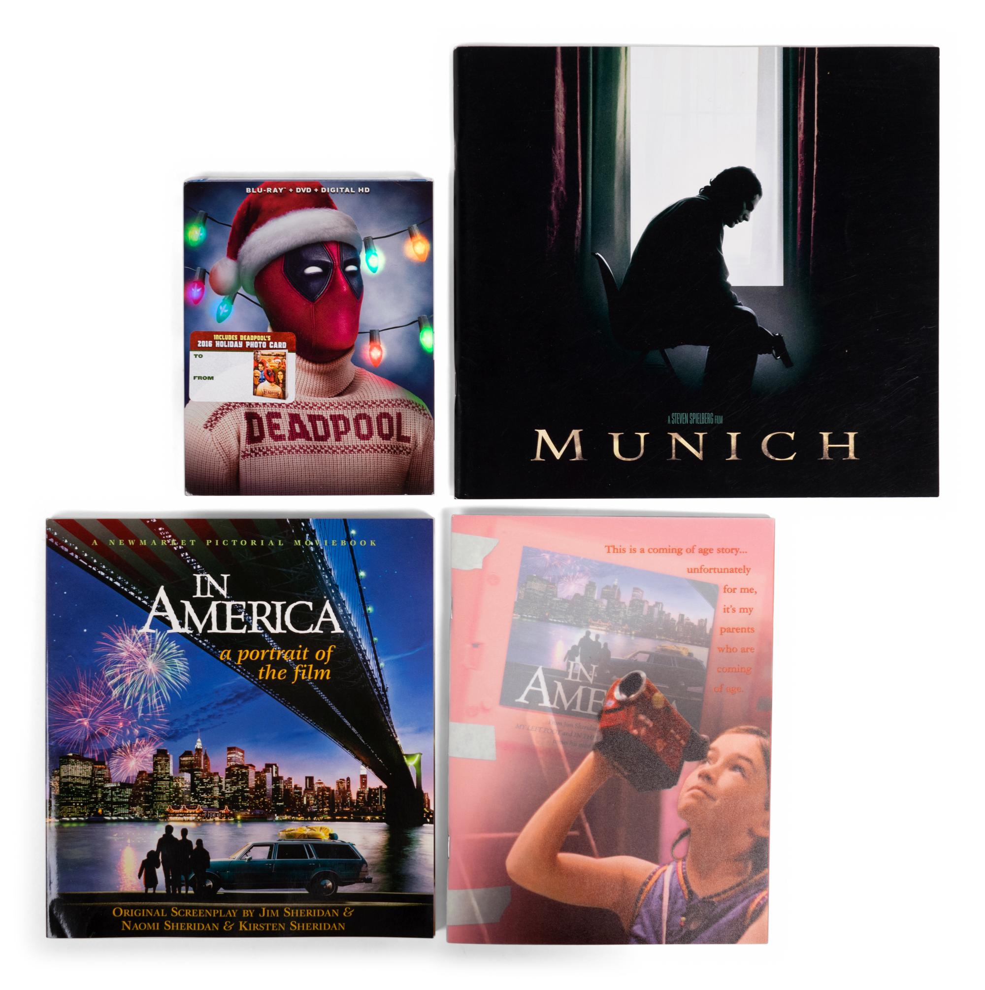 (Film Memorabilia) A group of memorabilia items from 5 films, comprising: