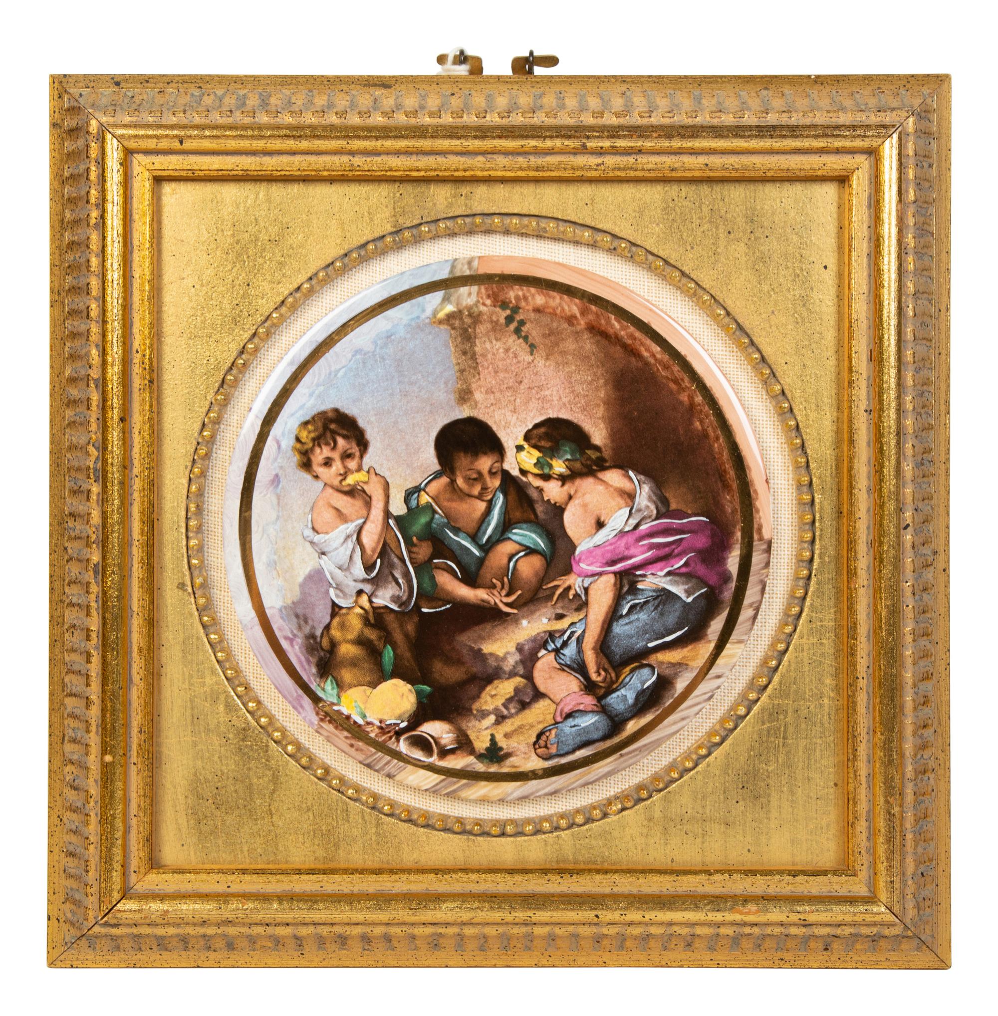 A Pair of Limoges Porcelain Plaques
