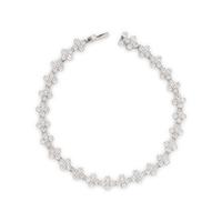 TIFFANY & CO., DIAMOND AND PLATINUM 'LACE' BRACELET