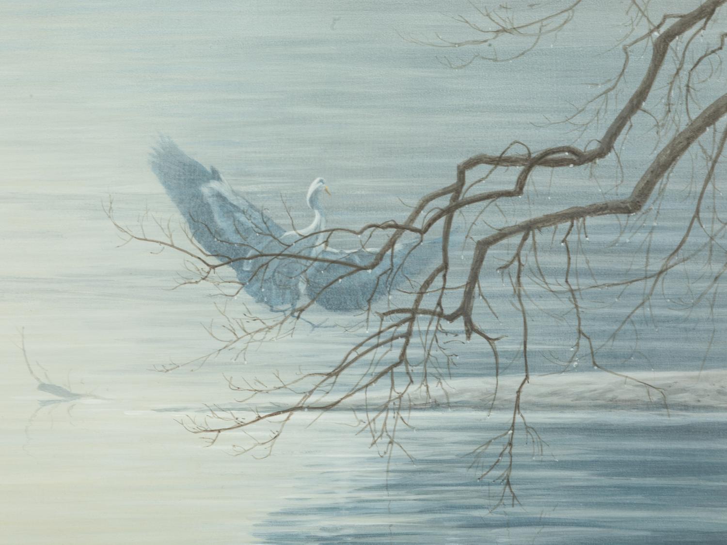 Shades of Grey - Great Blue Heron