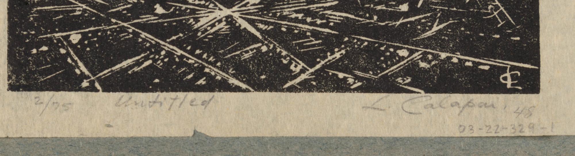 Power Elements , 1944, Untitled , 1948 and Untitled , 1948