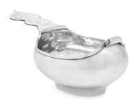 A Large Russian Silver Kovsh