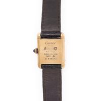 Cartier, Vermeil 'Must De Cartier Tank' Watch