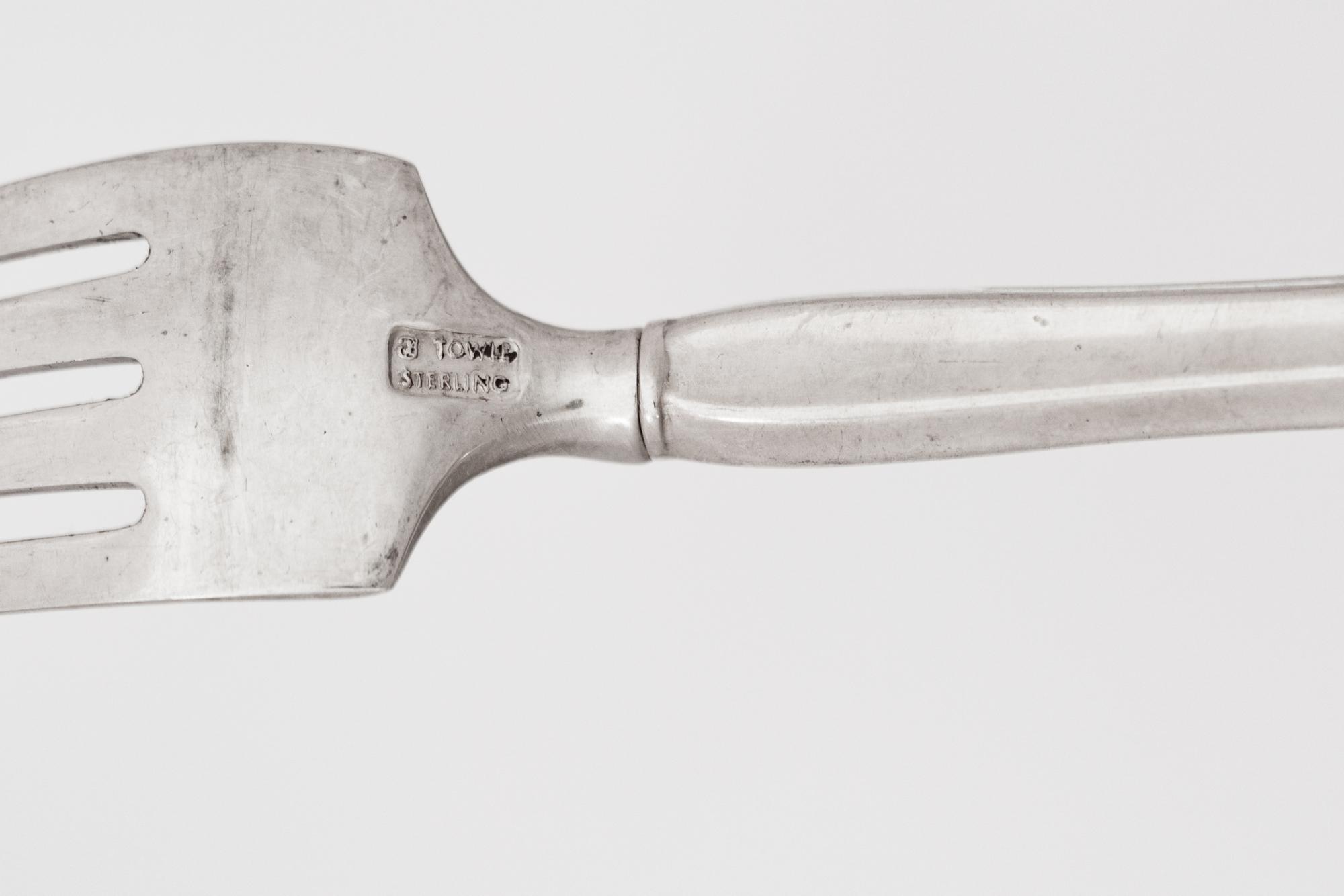 An American Silver Flatware Service