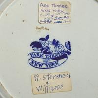 A Group of Six Staffordshire Historical Blue Table Articles
