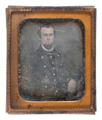 [MILITARIA]. Sixth plate daguerreotype of a Midshipman or Passed Midshipman, likely American.