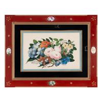 A Set of Twelve Chinese Export Watercolor and Pith Botanical Paintings