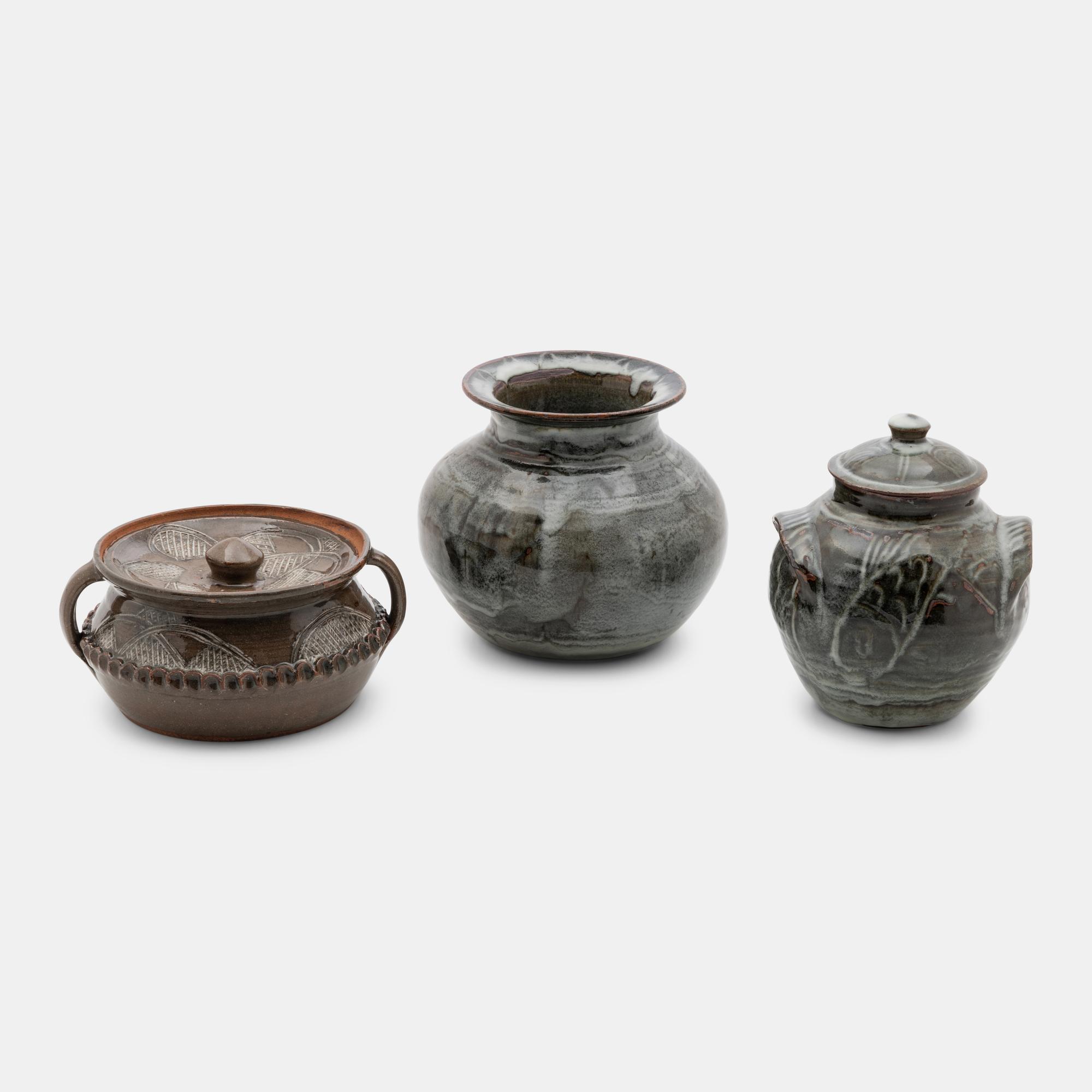An Assembled Group of Three Vessels