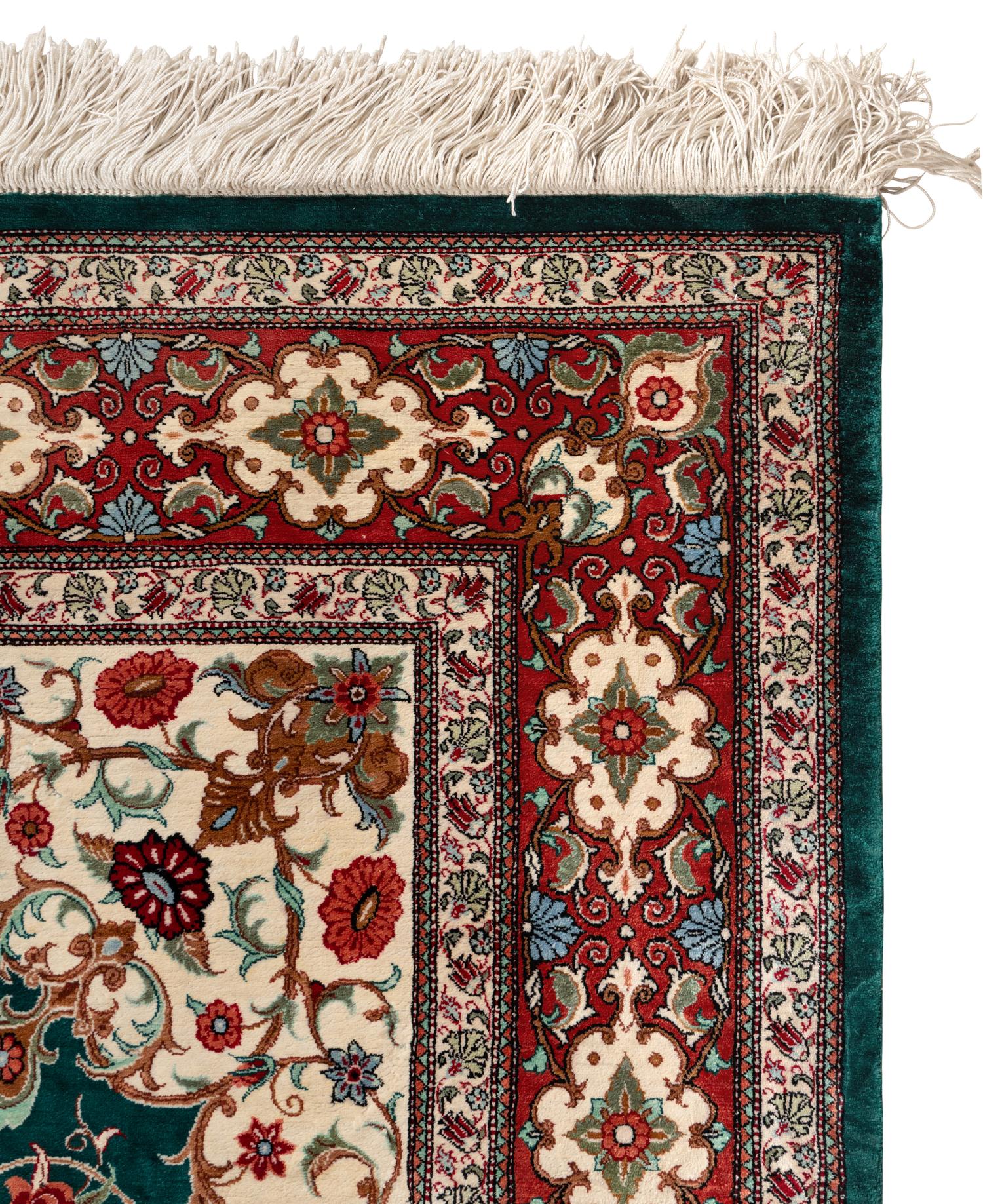 A Persian Silk Rug