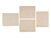 [NATIVE AMERICANS]. HAYNES, Jack (1884-1962), photographer. A group of 5 photographs of Crow Indians incl. Little Bighorn scout, White-Man-Runs-Him, collected by H.F. McLaury, Chicago Burlington & Quincy Railway advertising agent. Yellowstone Park, Wyoming, [1927].