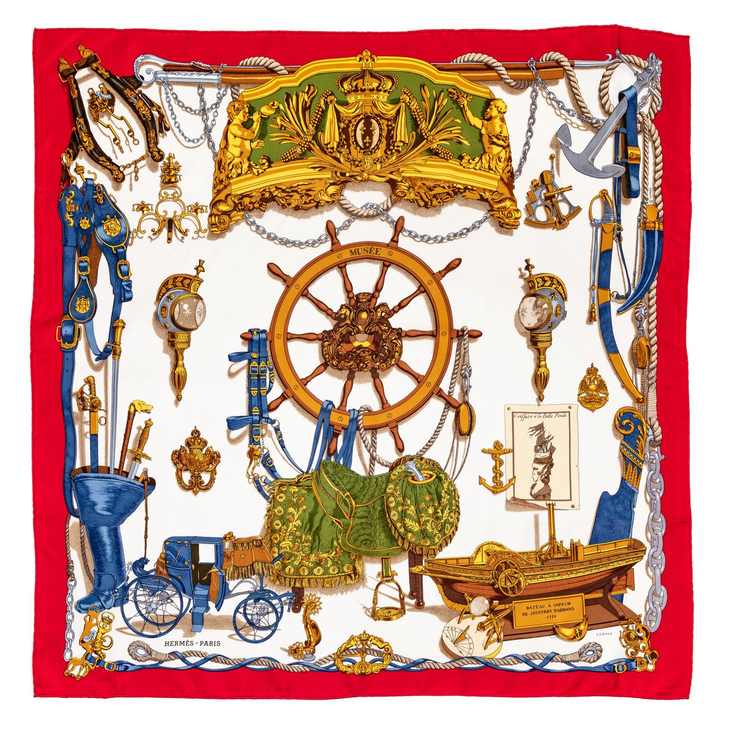 Hermès 90cm Silk Scarf