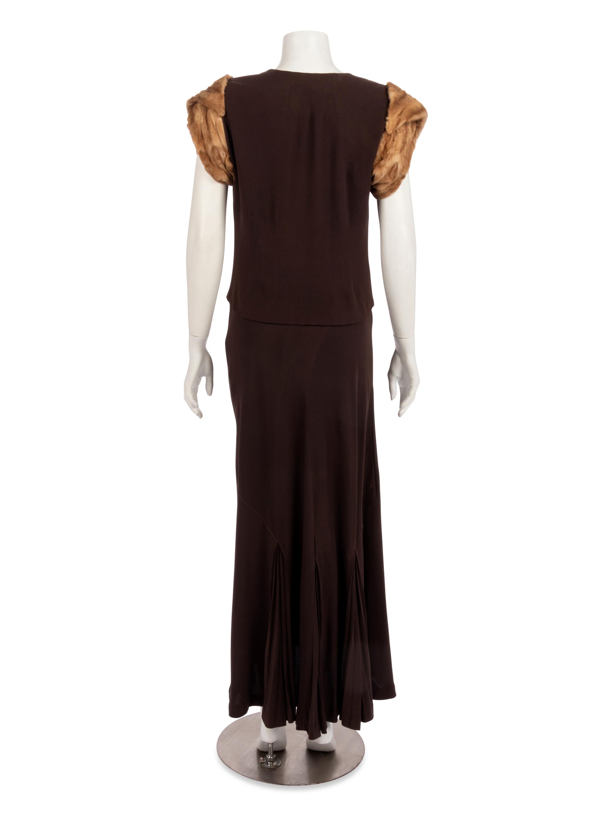 Sady Weiss Dress and Jacket, 1920-30s