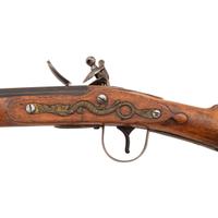 Flintlock Northwest Trade Gun by Parker, Field & Co. dated 1874