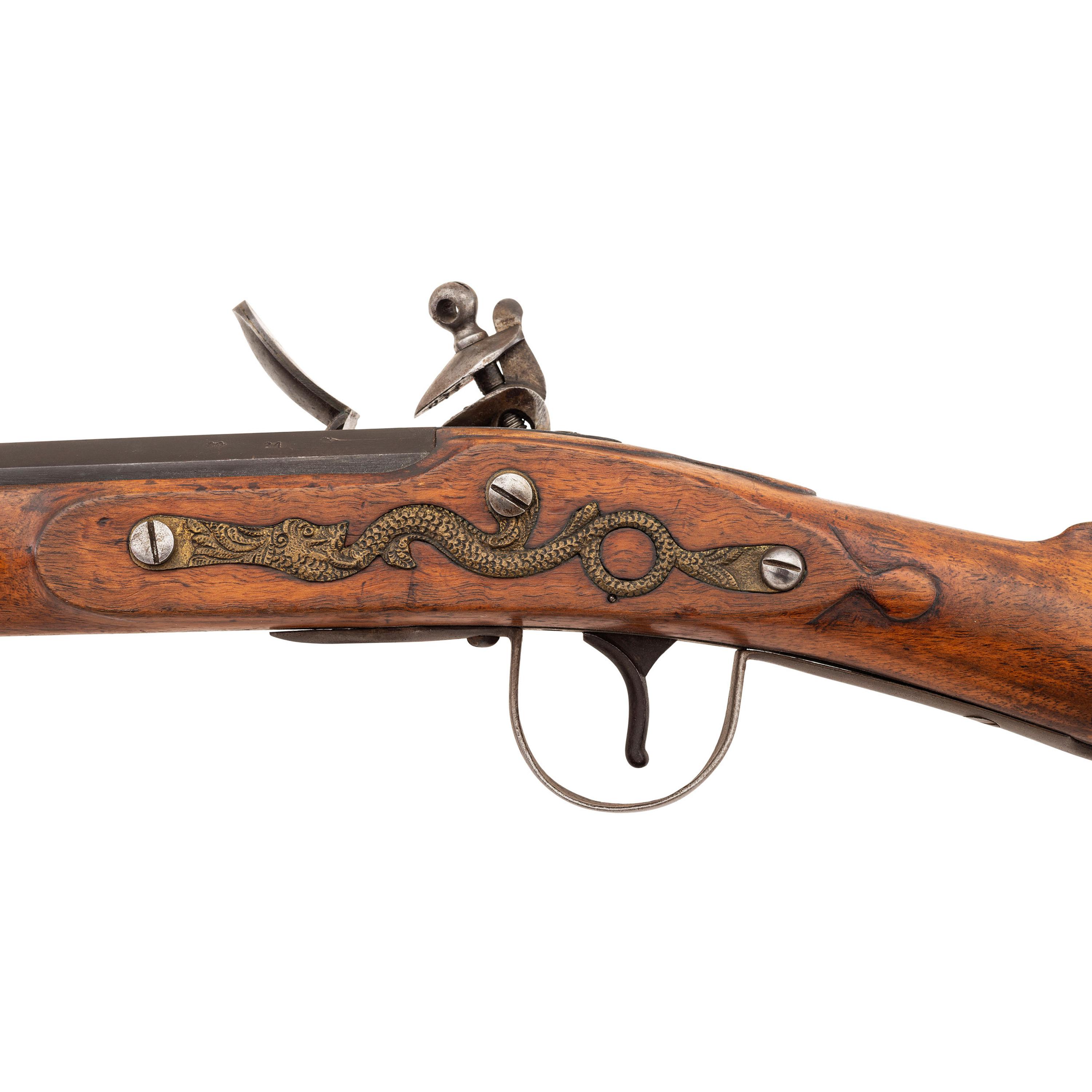 Flintlock Northwest Trade Gun by Parker, Field & Co. dated 1874