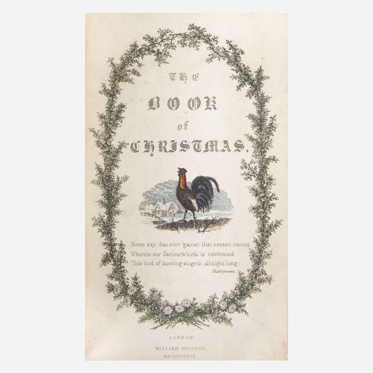 [Fine Bindings] [Birdsall] Hervey, Thomas K. The Book of Christmas