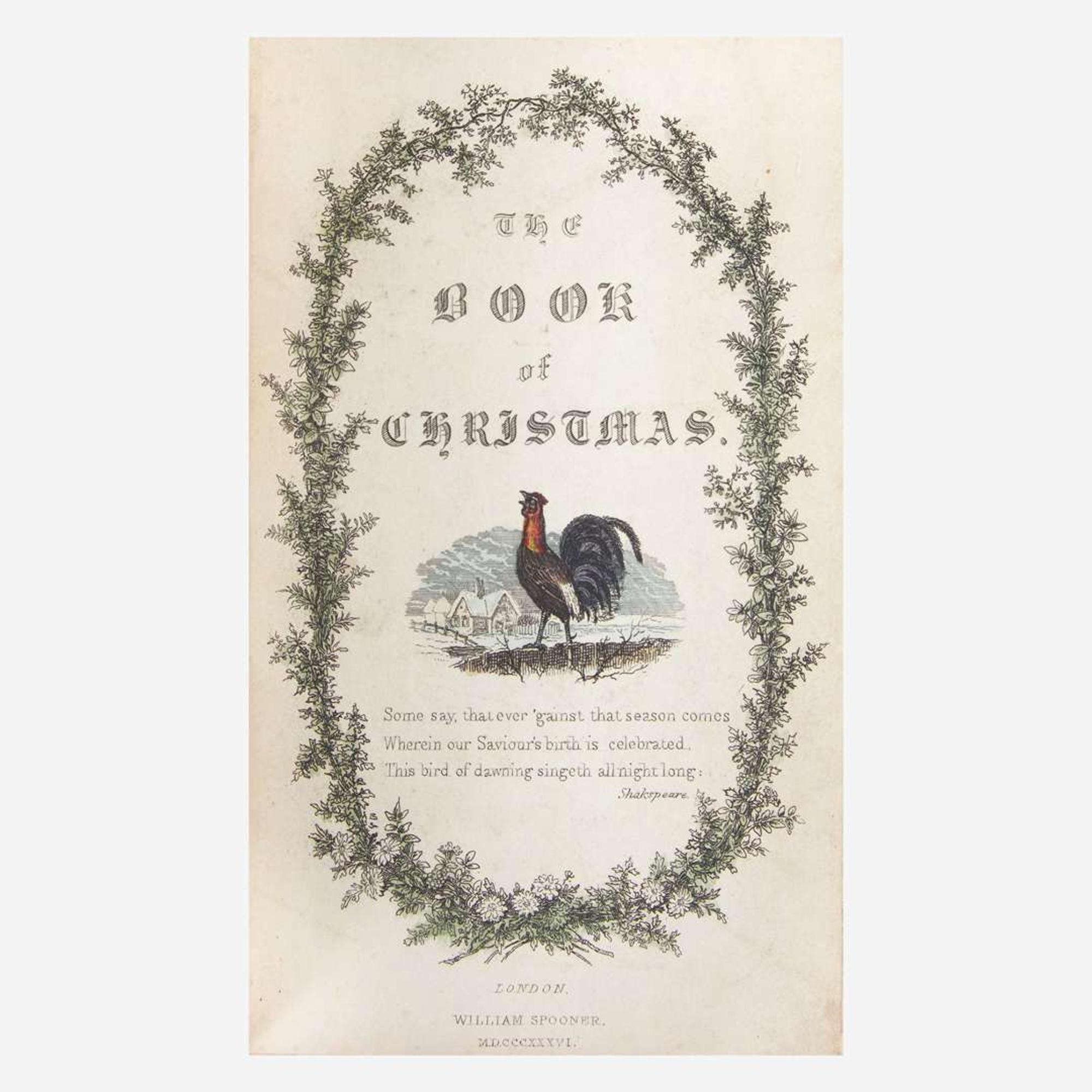 [Fine Bindings] [Birdsall] Hervey, Thomas K. The Book of Christmas
