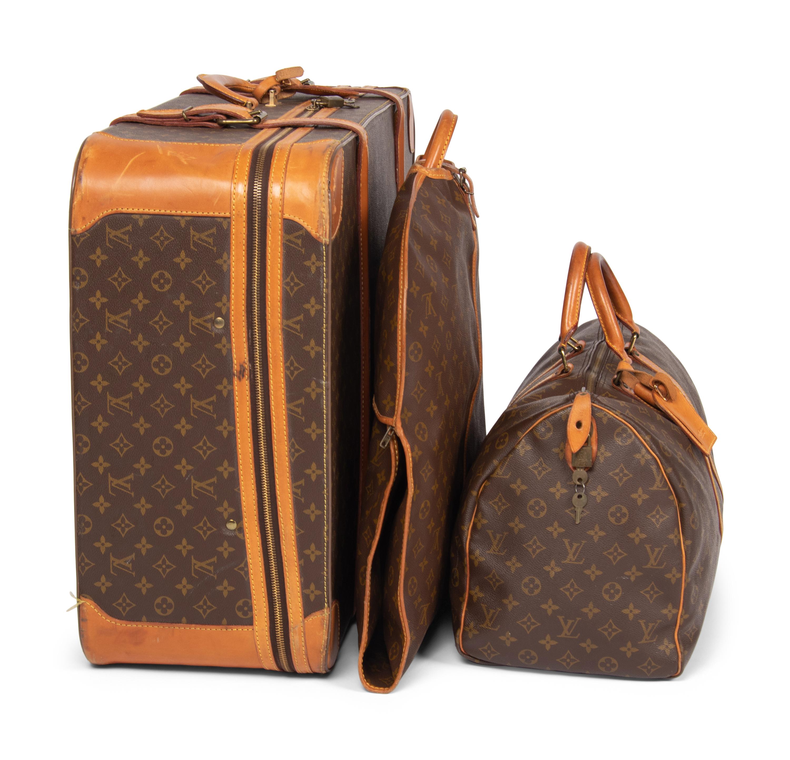 Three Pieces of Louis Vuitton Luggage, 1982-83