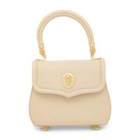 Kieselstein-Cord, Cream Leather Handbag